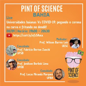 Pint of Science - Ações contra a COVID-19 - Principal