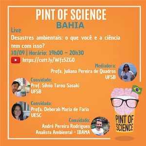 Pint of Science - Desastres ambientais - Principal