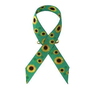 Cordão com estampa de girassol